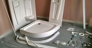 Установка душевой кабины Канск, цена от 2972 руб.